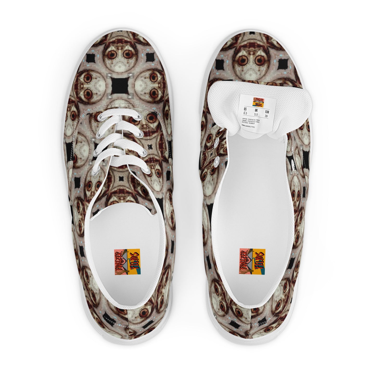 Men’s lace-up canvas shoes