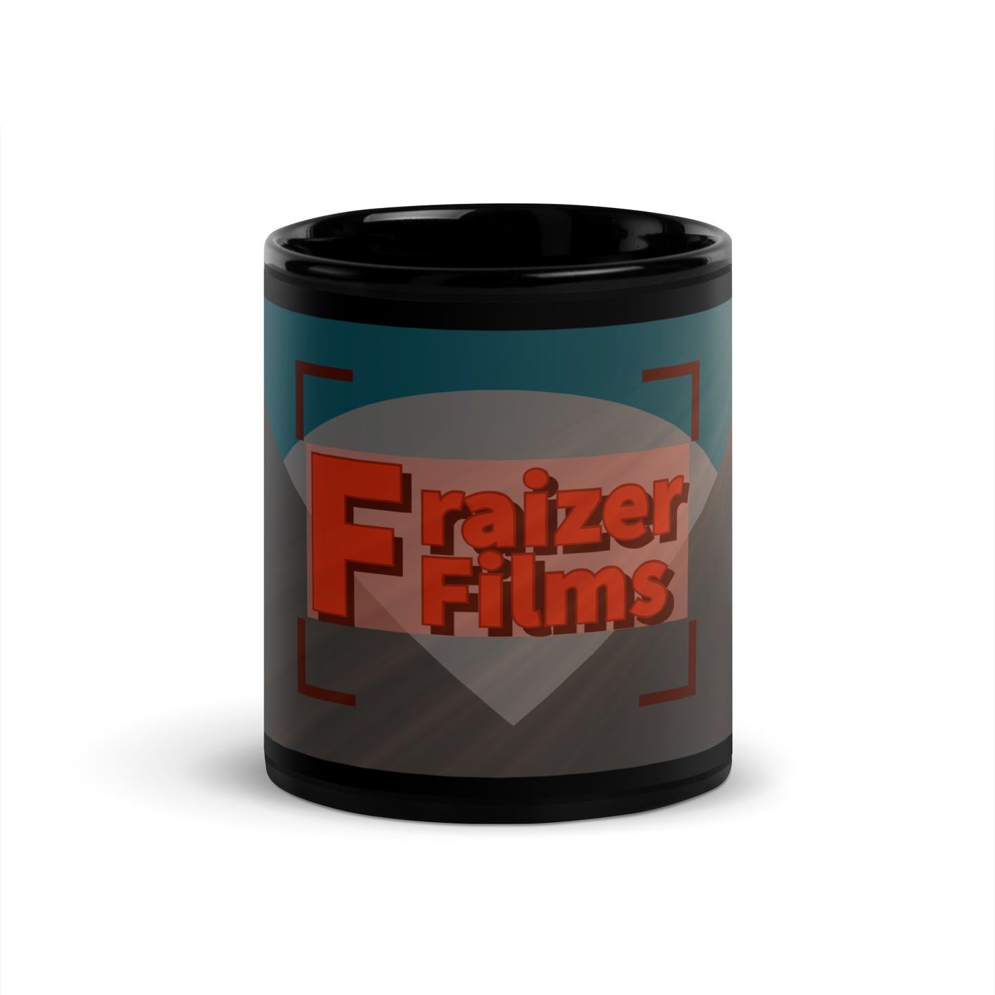 Fraizer Films (alternative logo) Black Glossy Mug