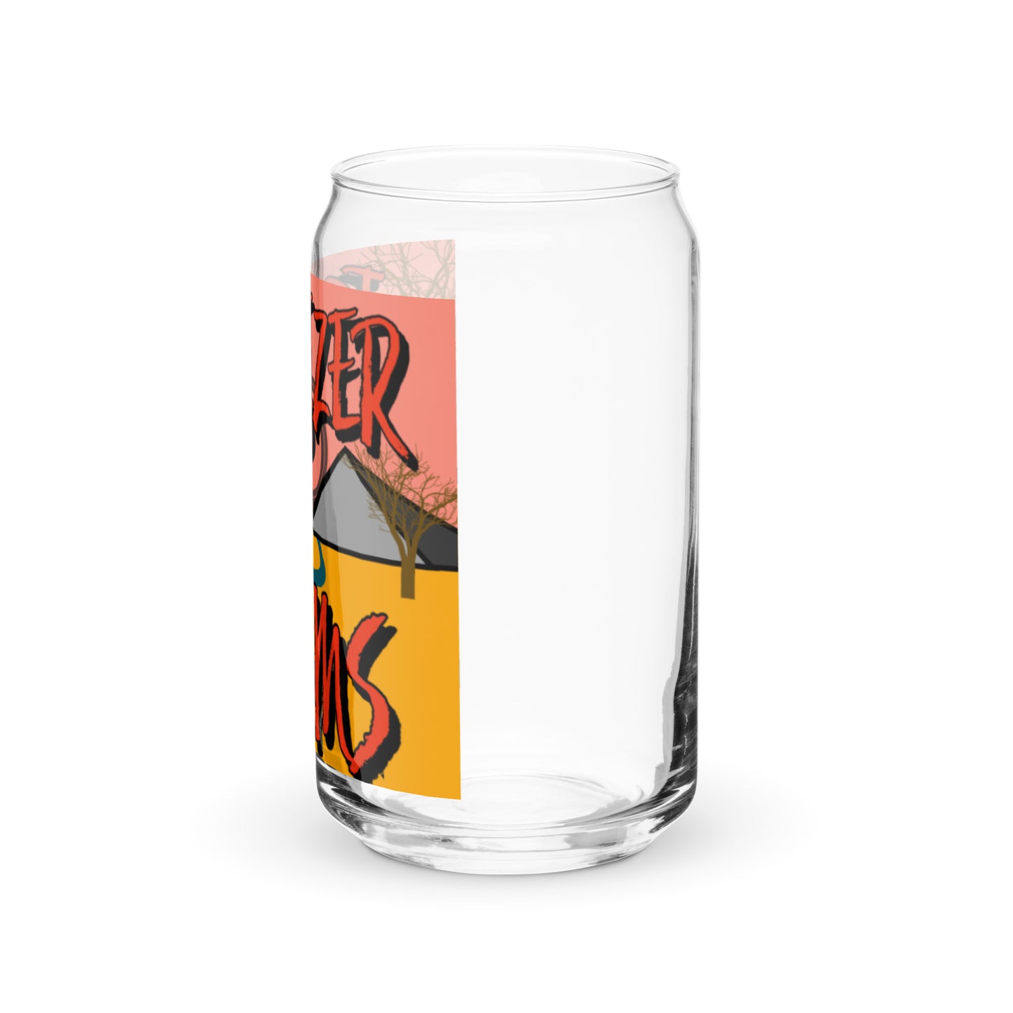 Fraizer Films Can-shaped glass
