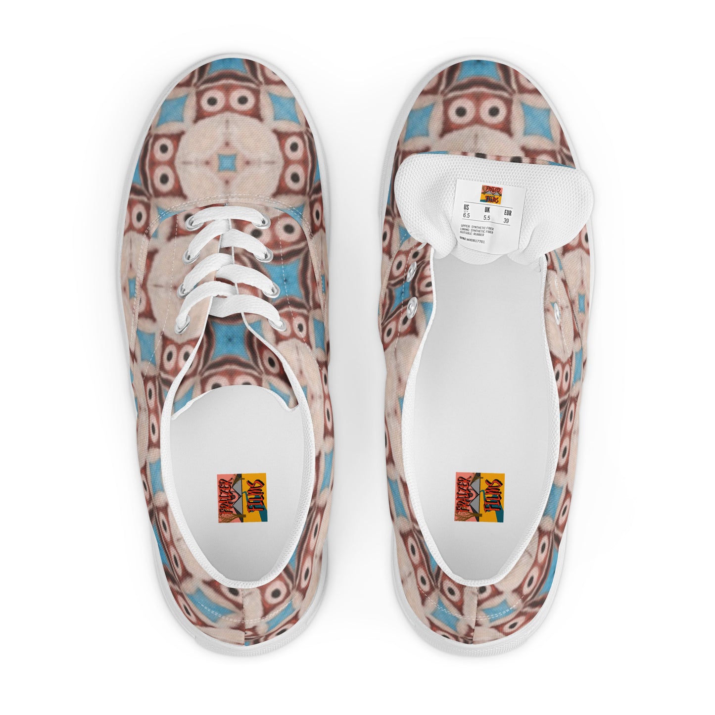 Women’s lace-up canvas shoes